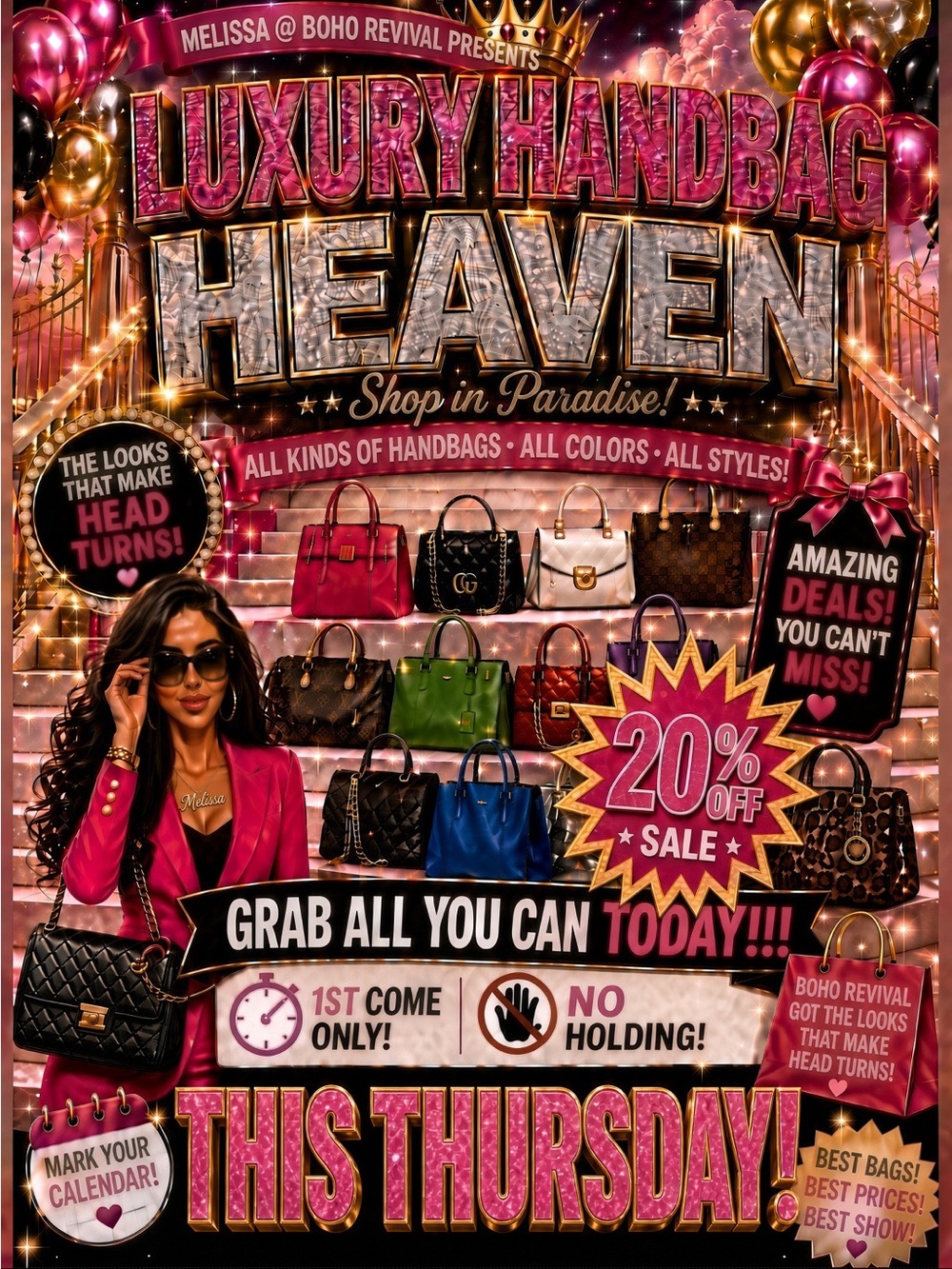 Luxury Handbag Heaven 👑 20% OFF 👜